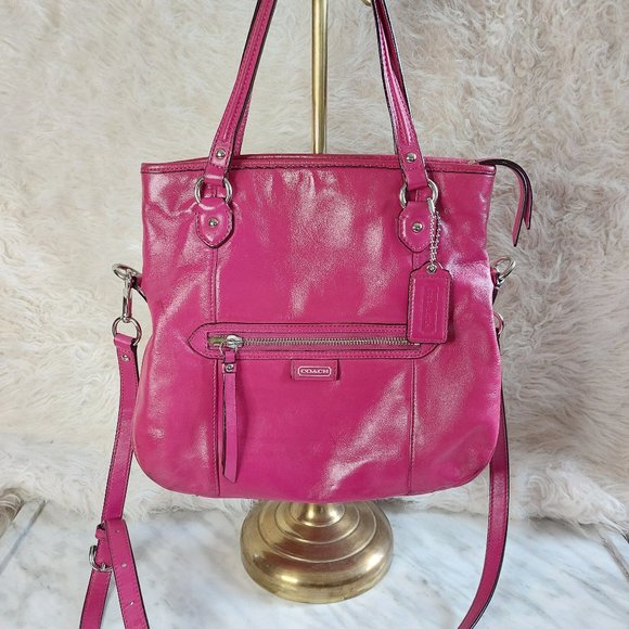 Coach F23901 Pink Daisy Leather Mia Leather Crossbody Bag - Picture 2 of 15